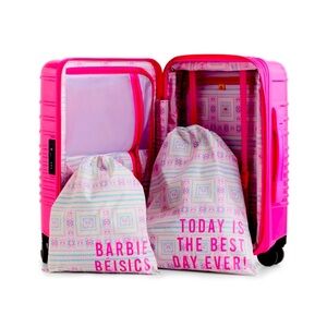 BEIS x Barbie Carry On Rolling Suitcase